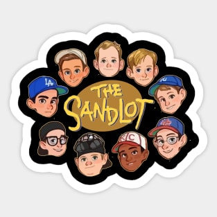 Squad Kids Baseball Movie Retro Sticker